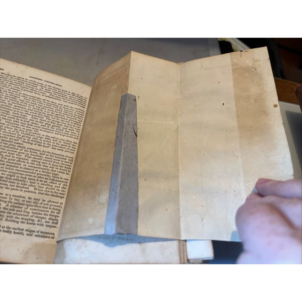 1834 Veterinary Surgeon: Or, Farriery Taught On a New and Easy Plan 4 Fold Outs - Picture 7 of 9